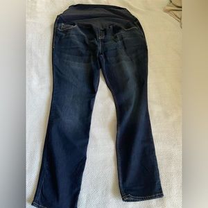 Full Panel Maternity Skinny Ankle Pants 18 short Old Navy